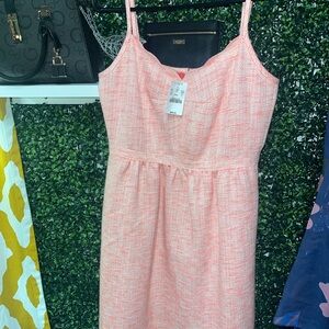 J. Crew Coral Textured Dress